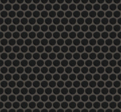 The Mosaic Factory Venice Pennyround Mozaiek Tegel Rond - Zwart Porselein Geglazuurd 315x294 mm