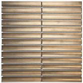 The Mosaic Factory | Sevilla Mozaïek Tegel | Kitkat Vinger | 296x299 mm | Brons | SEF20B |