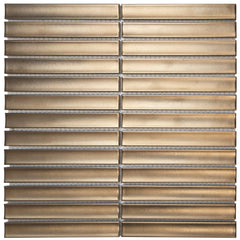 The Mosaic Factory | Sevilla Mozaïek Tegel | Kitkat Vinger | 296x299 mm | Brons | SEF20B |