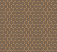 The Mosaic Factory Venice Pennyround Mozaiek Tegel Rond - Brons Metallic 315x294 mm