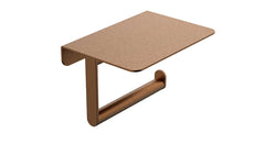 Wiesbaden Alonzo toiletrolhouder met planchet geborsteld brons koper