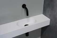 INK Nice Day Fonteinplateau - 120x20x10cm - ovale kom - inkortbaar - polystone