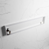 MONDIAZ EASY Nis 149,5x29,5cm in solid surface kleur Cale | Talc. 1 vak geschikt voor in- of opbouw