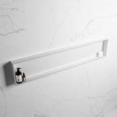 MONDIAZ EASY Nis 149,5x29,5cm in solid surface kleur Greey | Talc. 1 vak geschikt voor in- of opbouw