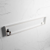 MONDIAZ EASY Nis 149,5x29,5cm in solid surface kleur Linen | Talc. 1 vak geschikt voor in- of opbouw