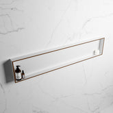 MONDIAZ EASY Niche 149.5x29.5cm in solid surface color Rust | Talc. 1 compartment suitable for recessed or surface mounting