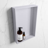 MONDIAZ EASY Niche 44.5x29.5cm in solid surface colour Cale | Cale. 1 compartment suitable for recessed or surface mounting