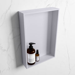 MONDIAZ EASY Nis 44,5x29,5cm in solid surface kleur Cale | Cale. 1 vak geschikt voor in- of opbouw