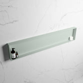 MONDIAZ EASY Nis 149,5x29,5cm in solid surface kleur Greey | Greey. 1 vak geschikt voor in- of opbouw