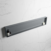 MONDIAZ EASY Nis 149,5x29,5cm in solid surface kleur Plata | Plata. 1 vak geschikt voor in- of opbouw