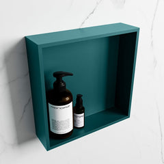 MONDIAZ EASY Nis 29,5x29,5cm in solid surface kleur Smag | Smag. 1 vak geschikt voor in- of opbouw