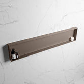 MONDIAZ EASY Niche 149.5x29.5cm in solid surface colour Smoke | Smoke. 1 compartment suitable for recessed or surface mounting