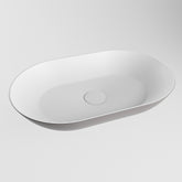 MONDIAZ ONNI Waskom solid surface 55cm kleur DarkGrey / Talc