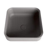 MONDIAZ BINX Waskom solid surface 36cm kleur Dark Grey / Dark Grey