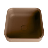 MONDIAZ BINX Waskom solid surface 36cm kleur Rust / Rust