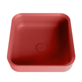 MONDIAZ BINX Waskom solid surface 36cm kleur Fire / Fire