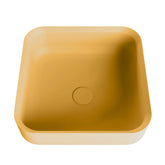 MONDIAZ BINX Waskom solid surface 36cm kleur Ocher / Ocher