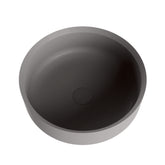 MONDIAZ COSS Waskom solid surface 36cm kleur DarkGrey / DarkGrey