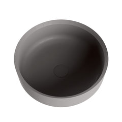 MONDIAZ COSS Waskom solid surface 36cm kleur DarkGrey / DarkGrey