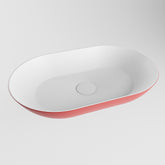 MONDIAZ ONNI Waskom solid surface 55cm kleur Fire / Talc