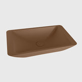 MONDIAZ TOPI Waskom solid surface 60cm kleur Rust / Rust