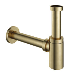 Hotbath Cobber P034 fonteinsifon rond - Geborsteld Messing