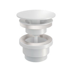 Hotbath Cobber P708 niet-afsluitbare plug - Mat Wit