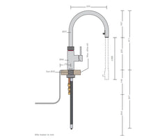 Quooker® COMBI+ Flex Chroom