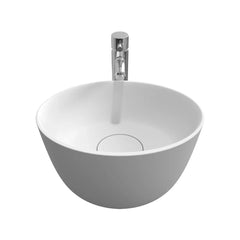 Riho Oval waskom - solid surface - 38x33x20.4cm