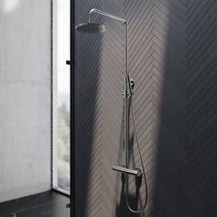 Hotbath SDS 1 Get Together stortdoucheset Buddy/Laddy, Staafhanddouche - 20cm hoofddouche (2 verschillende kleuren)