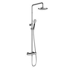 Hotbath Cobber X SDSX9 stortdoucheset - 20cm hoofddouche - ronde handdouche - Geborsteld Nikkel