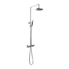 Hotbath Cobber X SDSX9 stortdoucheset - 25cm hoofddouche - ronde handdouche - Geborsteld Nikkel