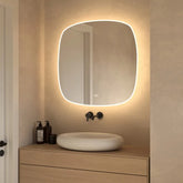 Hipp Design 19000 deens ovale spiegel met LED verlichting en verwarming