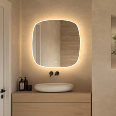 Hipp Design 19000 deens ovale spiegel met LED verlichting en verwarming