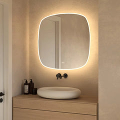 Hipp Design 19000 deens ovale spiegel met LED verlichting en verwarming