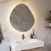 Hipp Design 20000 organische spiegel met LED verlichting en spiegelverwarming