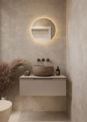 Hipp Design T05 spiegel rond met verlichting rondom