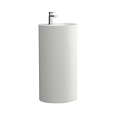 StoneArt Vrijstaand Wastafel LZ513 wit 45x45cm mat