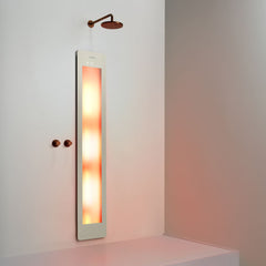 Sunshower Plus L Round - Infrarood en UV-licht - 185x33 cm - Inbouw