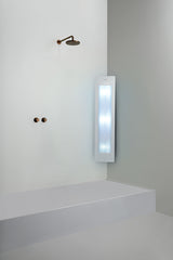 Sunshower Round Plus - Medium - Hoekmodel - White