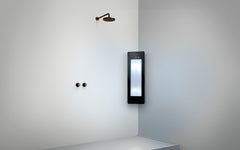 Sunshower Round Plus - Small - Hoekmodel - Black