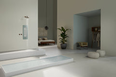 Sunshower Round One - Small - Inbouw - Organic Grey