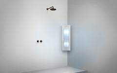 Sunshower Round Plus - Small - Hoekmodel - White