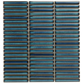 The Mosaic Factory Sevilla mini vinger mozaïek tegels m- kit-kat - 28x31 - azuurblauw