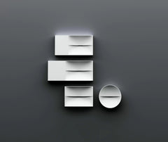 Clou Vale fontein 22cm - mat zwart keramiek - CL/03.30164