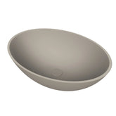 Arcqua Prince opbouw waskom ovaal 49x34 - Mat klei