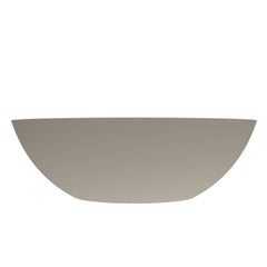 Arcqua Prince opbouw waskom ovaal 49x34 - Mat klei