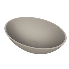 Arcqua Prince opbouw waskom ovaal 49x34 - Mat klei