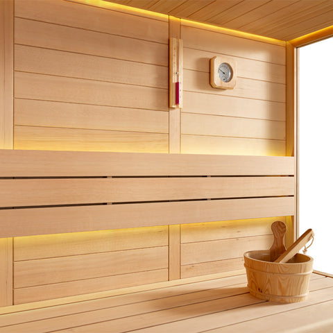 AWT Sauna E1611B Hemlock 200x200 9kW Virta Bi-O