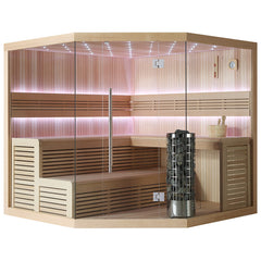 AWT Sauna E1111A Hemlock 220x220 9kW Cilindro